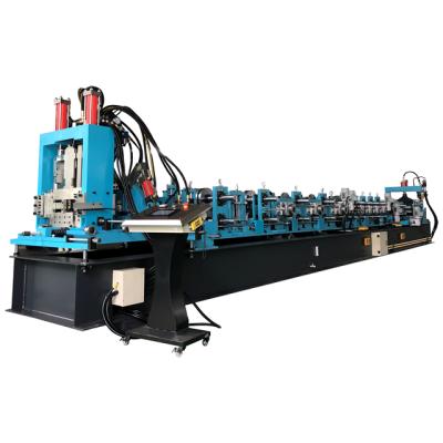 China Fully Automatic Interchangeable Hotels Profile CZ Purlin Roll Forming Machine for sale