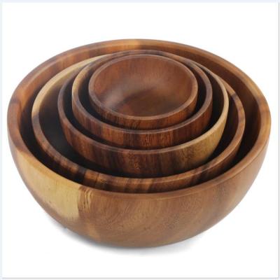 China Sustainable Unique Design Hot Selling Light Safe And Sound Wooden Bowl for sale