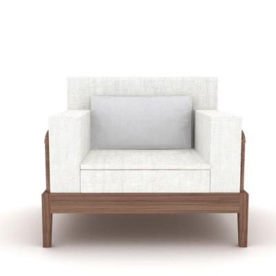 China (Others) Adjustable Economic Custom Design Fabric Cushion Solid Wood Simple Sofa for sale