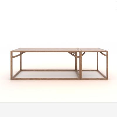 China Modern Professional Manufacturer Solid Wood Hotel Furniture Tea Table for sale