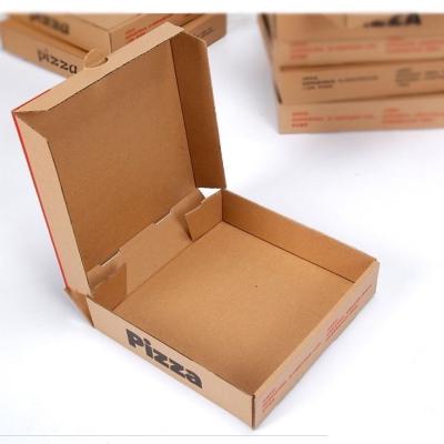 China High Quality Disposable Custom Printed Pizza Boxes Cardboard Easy Folding Custom Pizza Boxes for sale