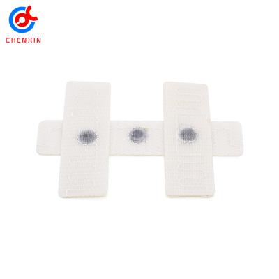 China Waterproof/Hotel Raincoat Uniform Tracking Wash Label Fabric Textile Label UHF Rfid High Temperature Laundry Washable Label for sale