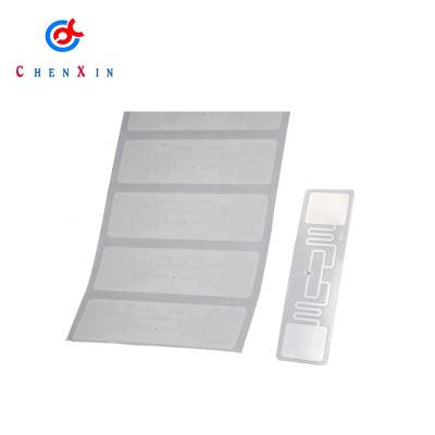 China Waterproof/Waterproof Background Reading Rfid Tag UCODE 7 Chips 9662 UHF Printable Adhesive Rfid Tag for sale