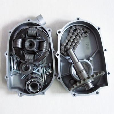 China 5.5hp GX160 Clutch Go Kart Parts Wet Clutch Gearbox 10x4.50-5 / 11x7.10-5 for sale