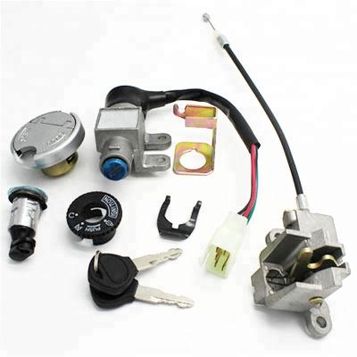 China Aluminum Aluminum Ignition Switch Lock Kit For GY6 50 Motorcycle Parts for sale