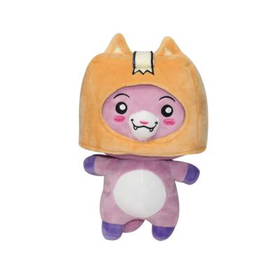 China Plush Cardboard Man Turned Cat Pillow Doll Cardboard Blanket Plush Head Toy for sale