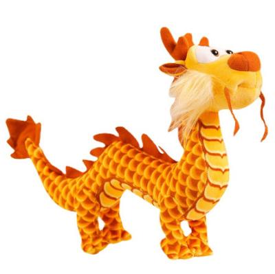 China Dragon Boat Festival Dragon Boat Chinese Dragon Mascot Holiday Plush Toy Traditional Party Toy for sale