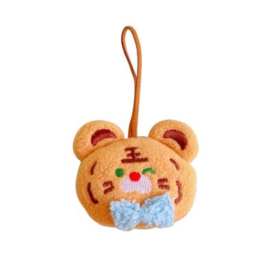 China Baby Tiger Plush Toy Key Chain Cute Hanging Couples Plush Girl's Tiger Plush Toy Key Chain for sale