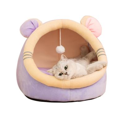 China Wholesale Manufacturer Cat Beds Soft Felt Washable Cat Bed Pet Beds Dog Cushion Breathable for sale