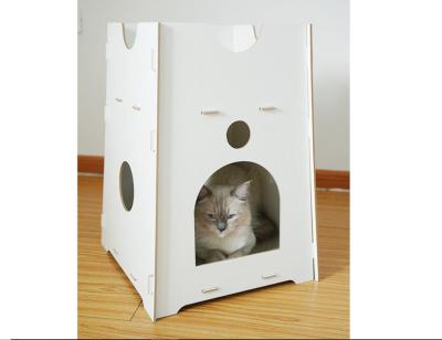 China Factory Wholesale Pet House Kennel Cat House Rabbit Stocked Wooden Cage for sale