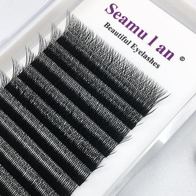 China Customized Long Natural Customizable Handcraft Fan Bulk Lashes Ww Korea China Individual Lashes Seller Packaging Hand Made for sale