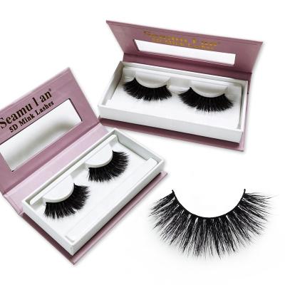 China Natural soft top selling soft 3d mink eyelash your own brand classic mink lashes for sale