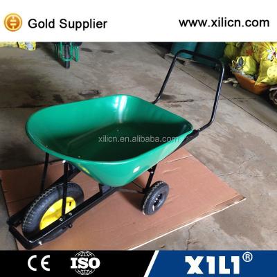 China WB3600 Green Three Wheel Metal Wheelbarrow for sale