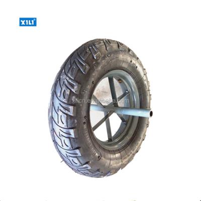 China Industrial Available Complete Wheelbarrow Tire 16 x 4.80/4.00-8 for sale