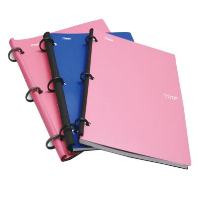 China Waterproof Notebook A4 Cover Sprial Plastic Notebook Recycled and Eco-friendly Size PP Plastic Material for sale