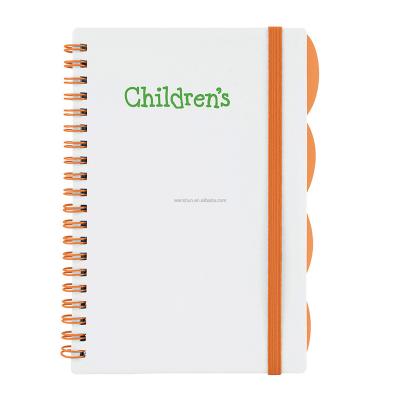 China Free Sample Recycled And Eco-Friendly Recycled Notebook Dividers A5 Journal Notebook With Elastic for sale