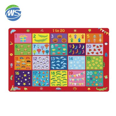 China Viable Decorative Sublimation Polypropylene Educational Printed Place Mats For Kitchen Table for sale