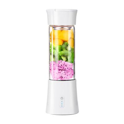 China Outdoor High Quality 230w 6 Blades Usb Baby Food Maker 380ml Rechargeable Travel Mini Portable Smoothies Blender for sale