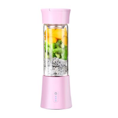 China 230w Outdoor High Speed ​​Commercial 6 Blades Portable Hand Fruit Smoothies Blender 500ml+350ml Slow Orange Coffee Shaker Cup for sale