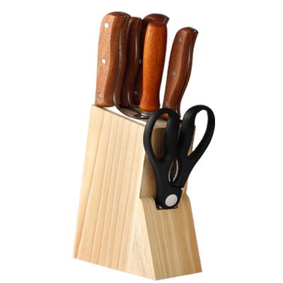 China Household Convenient Convenient Kitchen Supplies Rack Multi-Function Storage Shelf Cutter Knife Wooden Tool Rack for sale