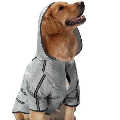 China Factory Sustainable Custom Comfortable Pet Clothes Hoodie Rain Coat Puppy Clothes Waterproof Dog Raincoat for sale