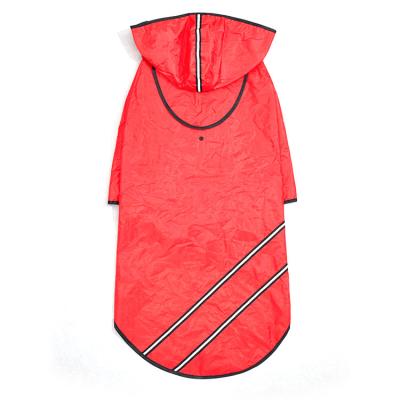 China Wholesale New Sale Pet Raincoat Reflective Dog Raincoat Large Viable Warm Waterproof Outdoor Dog Clothes for sale