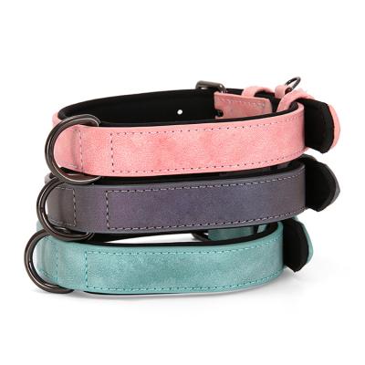 China New Arrival Personalized PU Leather Adjustable Pet Collar Leash For Small Medium Large Sized Dogs for sale