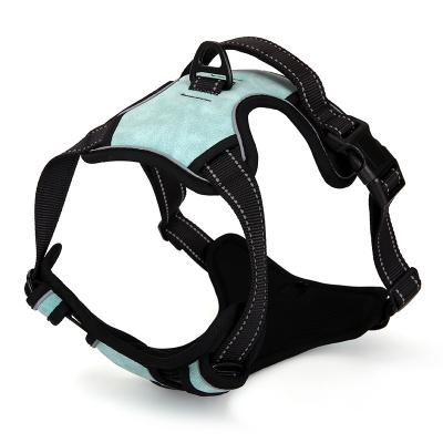 China Good Stocked High Quality Design Dog Harnesses With Padded Tactical Vest Designer Dog Collars Harness for sale