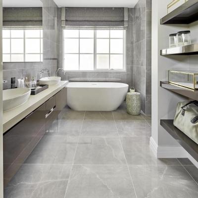 China Rustic Tiles Marble To Look New Pattern Flooring 600x1200mm Porcelain Spanish Gray Floor Tile for sale