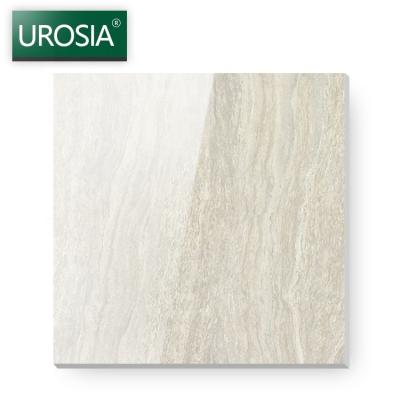 China Modern Supermarket Porcelain Floor Wood Grain Glossy Double Loading Polished Tile for sale