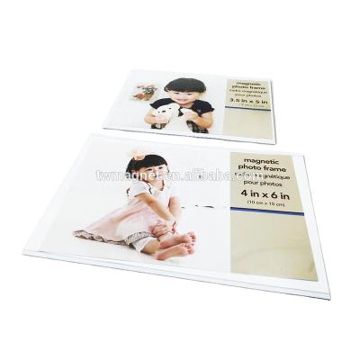 China Home Decoration Magnetic Photo Frame With Clear PVC Coating for sale