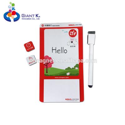 China Promotional Small Mini Mini Dry Erase Board Keepsake Magnetic Note Whiteboard for sale