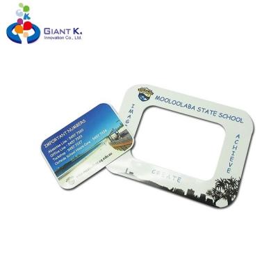 China Synthetic Paper Magnet + PP Picture Frame Magnet Customized Magnetic Photo Frame for sale