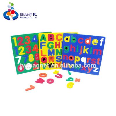 China Education Magnetic EVA Foam Alphabet Puzzle For Kids Education Fridge Magnet Letters for sale