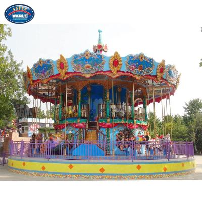 China Merry Go Round 2020 New Product Plastic Horse Amusement Park Equipment Carousel for sale