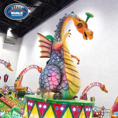 China New Design Amusement Park Plastic Products Spinning Dinosaur Kids Rides for sale