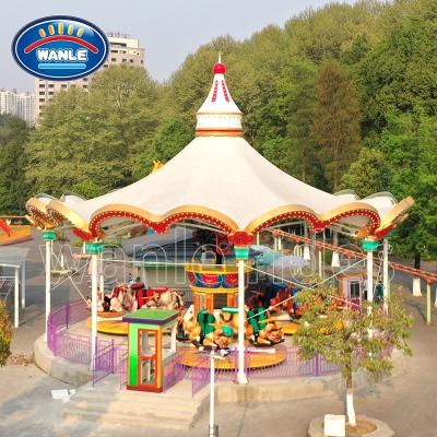 China New amusement luxury tower playground matador Spanish design rotating lifting attraction for kids for sale