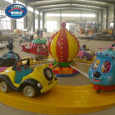 China Joyful Kids Go Round Making Kids Mini Amusement Park Rides Flying Car For Sale for sale