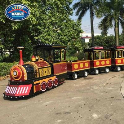 China Fun Kiddie Rides Mall Train Fun Electric Train Mini Trackless Train For Christmas for sale