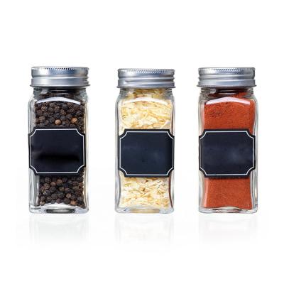 China 120ml Spice Spice Flowers Powders Jars Bottles Containers Shaker Packaging Spice Bottles for sale