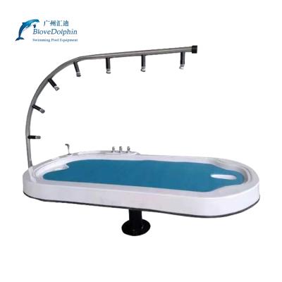 China Modern SPA Equipment Swimming Pool Shower Massage Table Acrylic Pat Bath Massage Table for sale