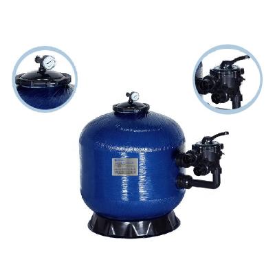 China Pool Water Treatment Equipment Side Type Fiberglass Quartz Sand Filter For Swimming Pool Filtration Equipment Swimming Pool Water Processor for sale