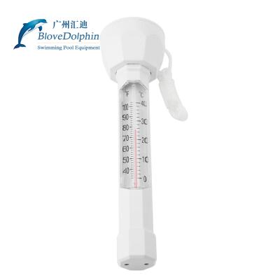 China ABS+PVC Floating Swimming Pool Garden Pool Water Thermometer Swimming Pool Water Temperature Tester for sale