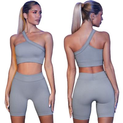 China 2022 New Arrival Breathable Activewear 7 Piece Athleisure Workout Gym Clothing Set Seamless Yoga Wear Fitness Sets for sale