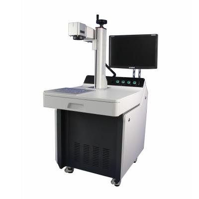 China Automated Loading Portable Type Laser Marking Machine With 100000 Hours Life Time Fiber Laser Marking Machine For Sale for sale