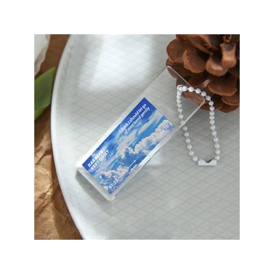 China Advertising Good Price Creativity Hot Selling Simplicity Personality Eco - Friendly Key Chain Acrylic Custom for sale