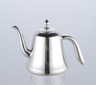 China 304 Sustainable High Quality Stainless Steel Kettle 600/900ML Stainless Steel Teapot Coffee Kettle for sale