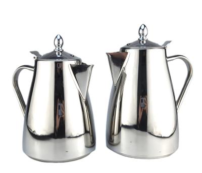 China Hotelware 1.8L Viable Classy Cold Water Pitcher with Filter Tea Kettle Stainless Steel Teapot Stainless Steel Coffee Kettle for sale