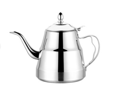 China Sustainable High Quality With Filter Stainless Steel Teapot 1.5L Stainless Kettle Coffee Pot for sale