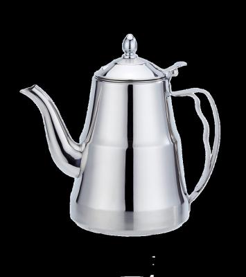 China European Style 1.8L Stainless Steel Tea Kettle Mirror Tea Pot Teapot Viable Best Selling Polishing Cold Water Pitcher for sale